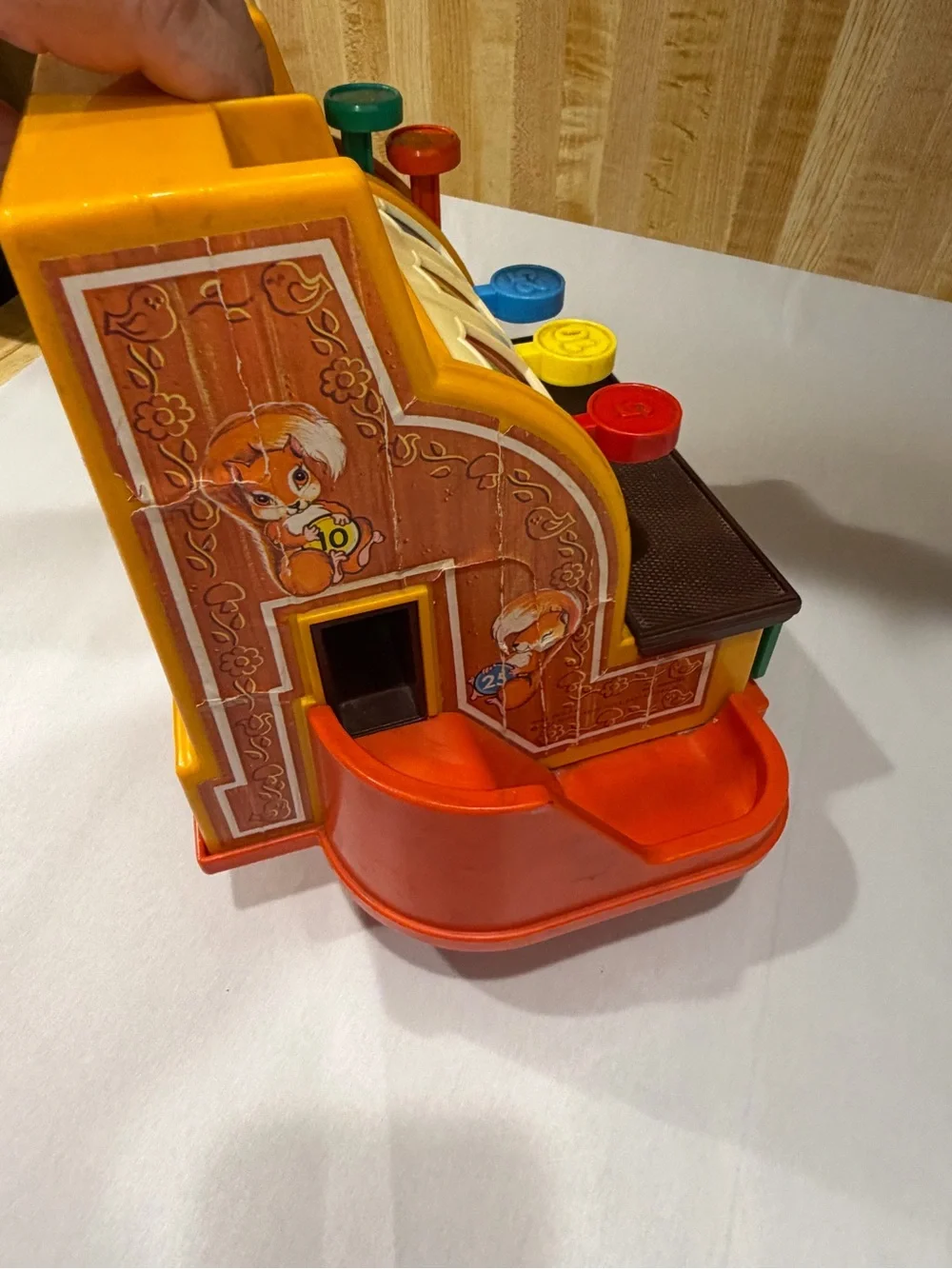 Vintage 1974 Fisher-Price Cash Register With Original Coins